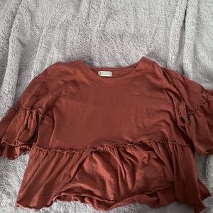 Ruffled top | size xl
